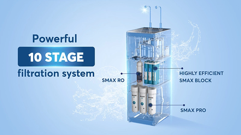 Powerful 10 stage filtration system