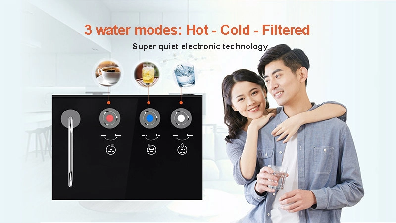 3 modes water: Hot - Cold - RO water