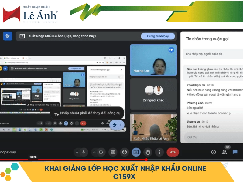 khóa học xuất nhập khẩu online c159