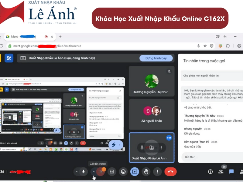 khóa học xuất nhập khẩu online