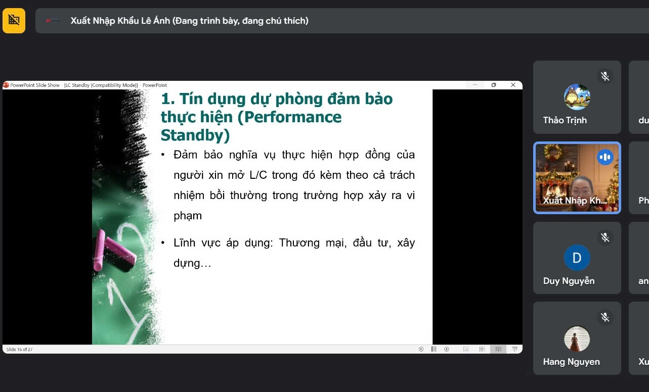 đào tạo thanh toán quốc tế